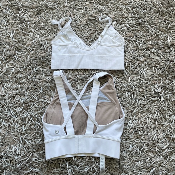 Lululemon Bra White Sz 2 - Picture 2 of 4